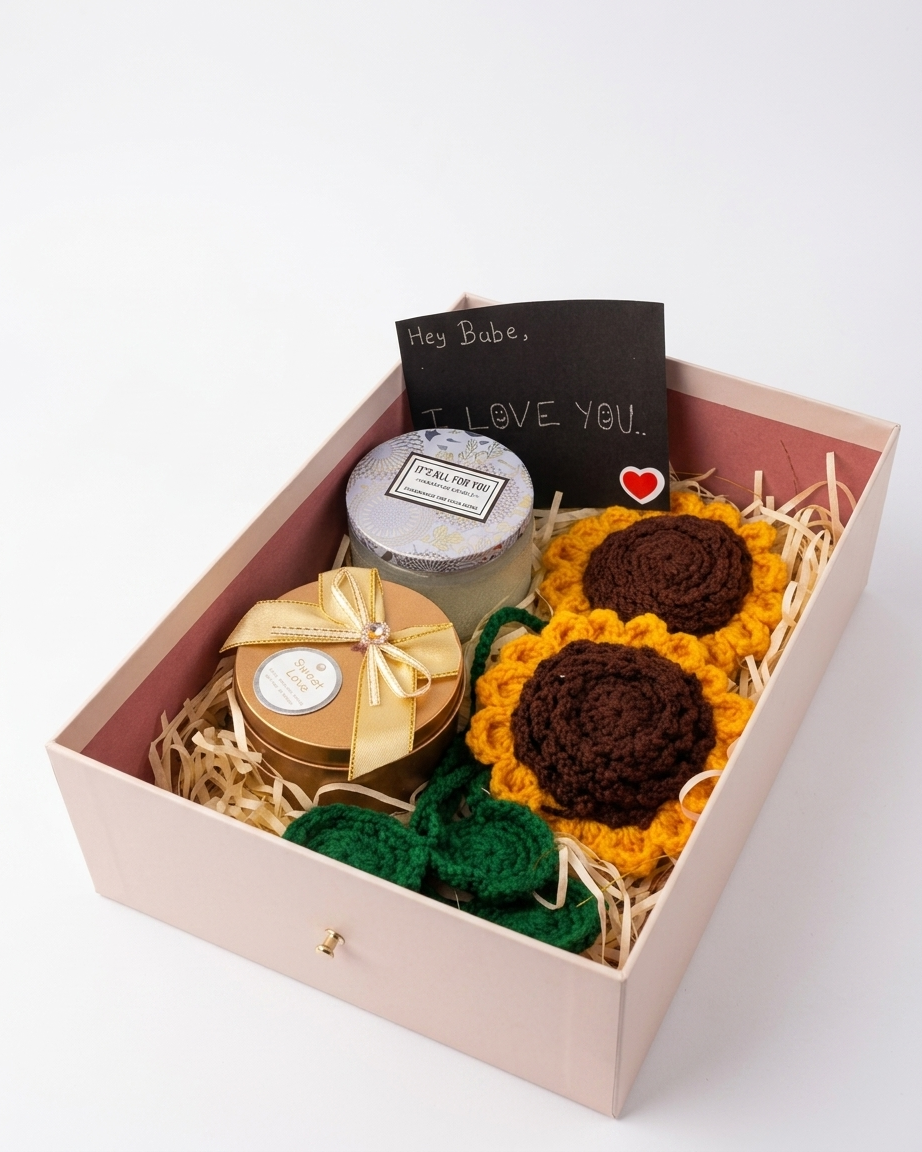 Crochet Hamper + Personalized Note + Free Gift