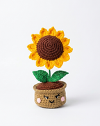 Sunflower Pot with Personalized Note