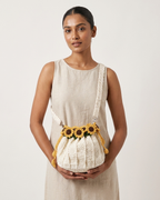 🌹 Elegant Handmade Crochet SunFlower Bag