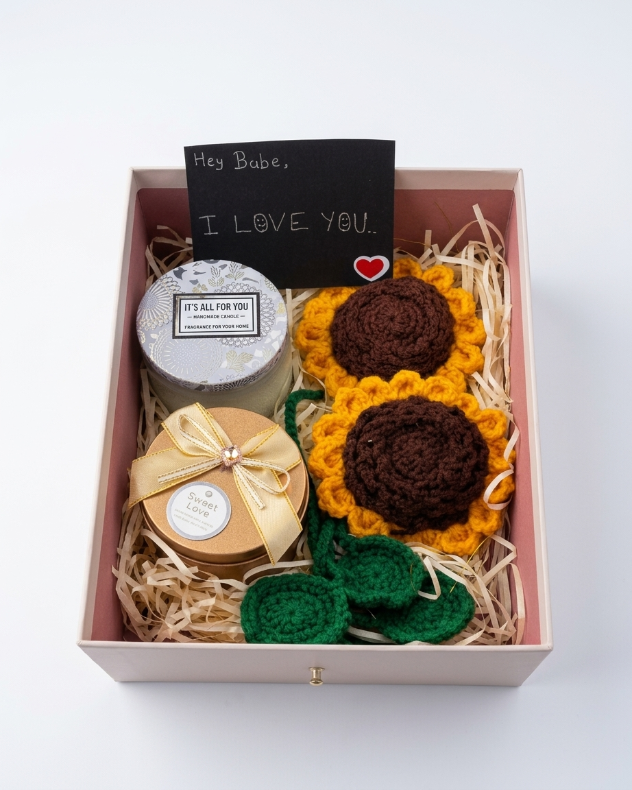 Crochet Hamper + Personalized Note + Free Gift
